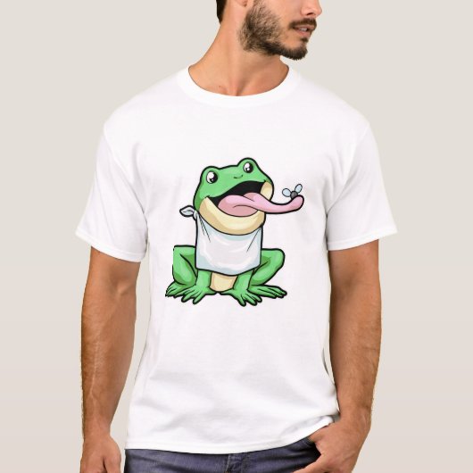 Frosch mit Käfer T-Shirt (Vorderseite)