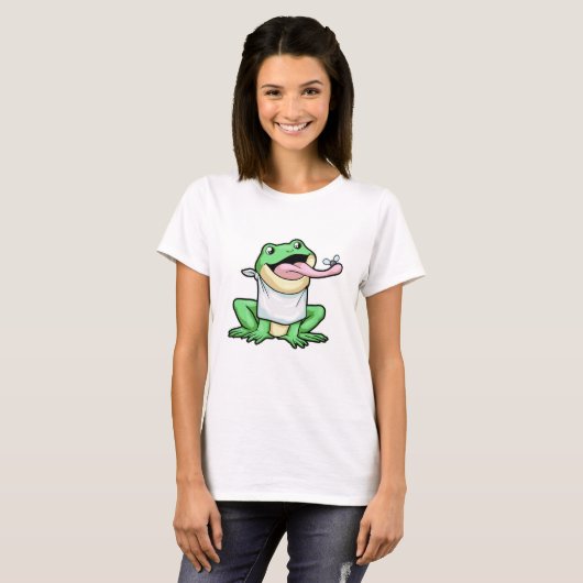Frosch mit Käfer T-Shirt (Vorne ganz)