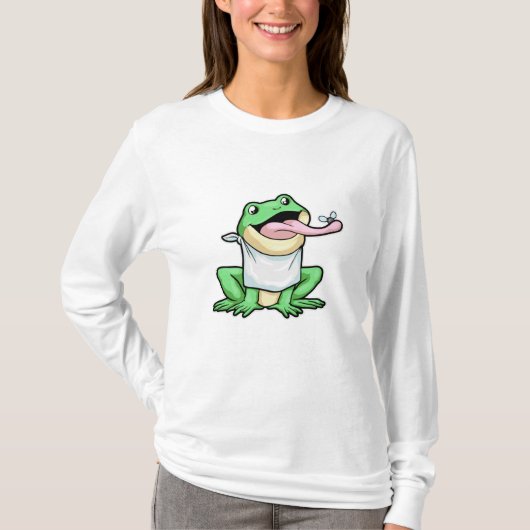 Frosch mit Käfer T-Shirt (Vorderseite)