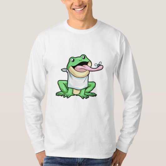 Frosch mit Käfer T-Shirt (Vorderseite)