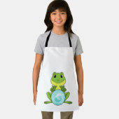 Frosch mit Kristallkugel Schürze (Insitu)