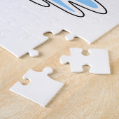 Frosch mit Leaf beim Schwimmen Puzzle (Seite)