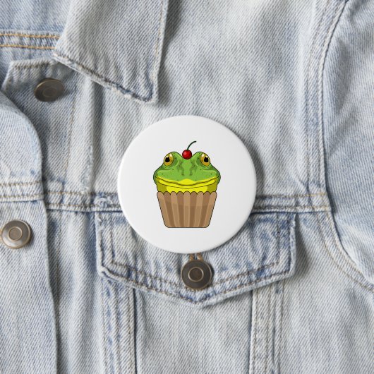 Frosch mit Muffin Button (Beispiel)