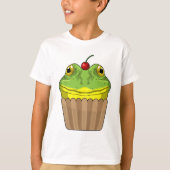 Frosch mit Muffin T-Shirt (Vorderseite)