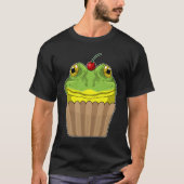 Frosch mit Muffin T-Shirt (Vorderseite)