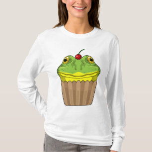 Frosch mit Muffin T-Shirt