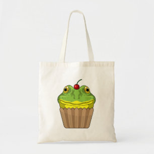 Frosch mit Muffin Tragetasche