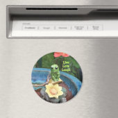 Frosch mit Nachrichtenmagnet Magnet (In Situ (Geschirrspüler))