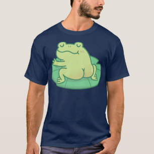 Frosch mit Niedlichem Hintern, der sich auf der Li T-Shirt