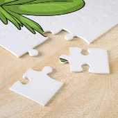 Frosch mit Pilz Puzzle (Seite)