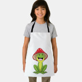 Frosch mit Pilz Schürze (Insitu)