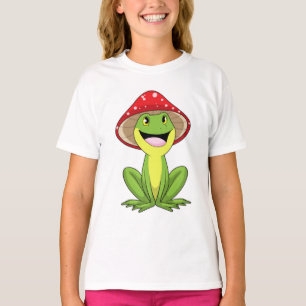 Frosch mit Pilz T-Shirt