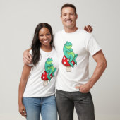 Frosch mit Pilz T-Shirt (Unisex)