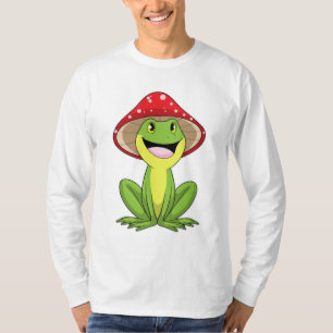 Frosch mit Pilz T-Shirt