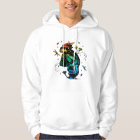 Frosch mit Pilzcotattcore Handgezeichneter Stil