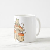 Frosch mit Pilzen Kaffeetasse (VorderseiteRechts)