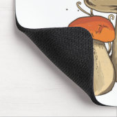 Frosch mit Pilzen Mousepad (Ecke)