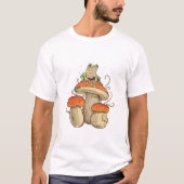 Frosch mit Pilzen T-Shirt (Vorderseite)
