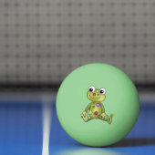 Frosch mit Punkten Tischtennisball (Netto)