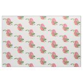 Frosch mit rosa Eistüte Stoff (Fat Quarter (45,7 x 55,9 cm))