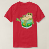 Frosch mit Saft T-Shirt (Design vorne)