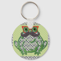 Frosch mit Schnurrbart und Fischbrille von Artinsp