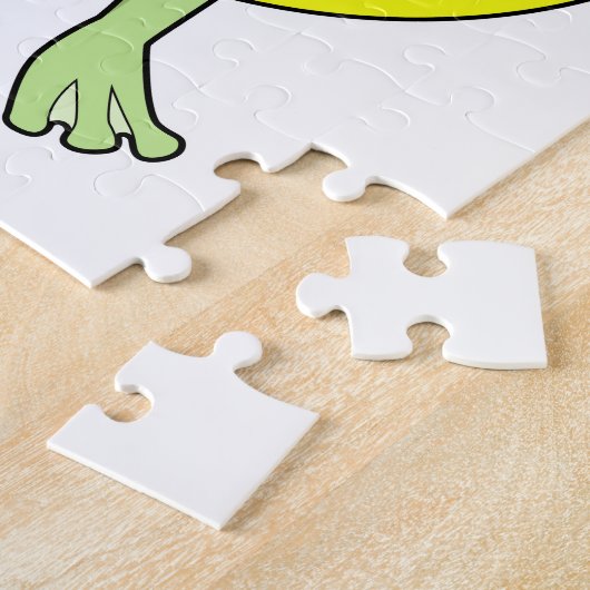Frosch mit Schwimmbrille Puzzle (Seite)