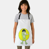 Frosch mit Schwimmbrille Schürze (Insitu)