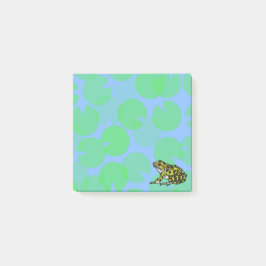 Frosch mit Seerosenblättern Post-it-Notes Post-it Klebezettel