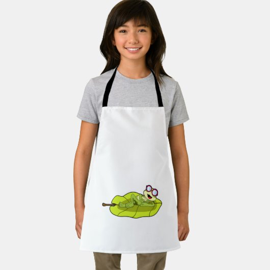 Frosch mit Sonnenbrille Schürze (Insitu)