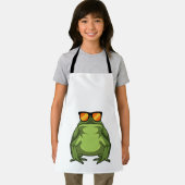 Frosch mit Sonnenbrille Schürze (Insitu)