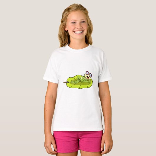 Frosch mit Sonnenbrille T-Shirt (Vorne ganz)