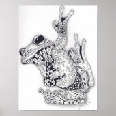 Frosch mit Vollgröße Poster (Vorne)