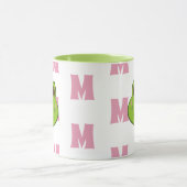Frosch Monogram Muster Tasse (Zentrum)