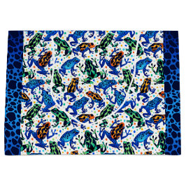 Frosch Muster Geschenktasche Große Geschenktüte