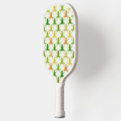Frosch-Muster personalisiert Pickleball Schläger (Links)