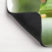 Frosch mustert Mausunterlage Mousepad (Ecke)