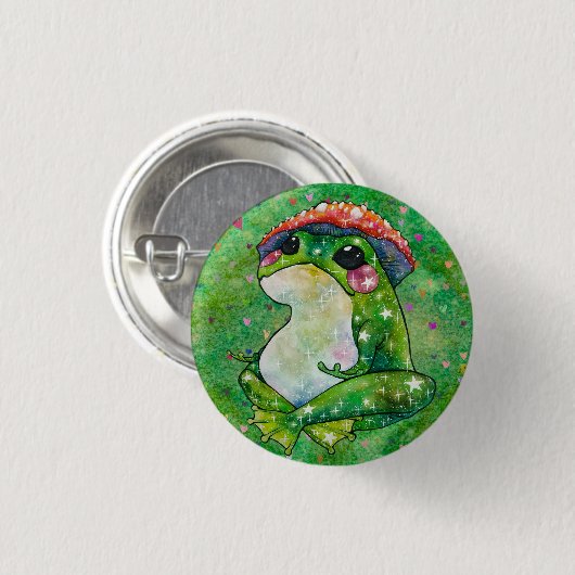 Frosch namens Clover Button (Vorne & Hinten)