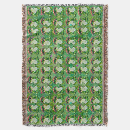 Frosch namens Clover Decke (Vorderseite Vertikal)