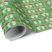 Frosch namens Clover Geschenkpapier (Rolleneckpunkt)