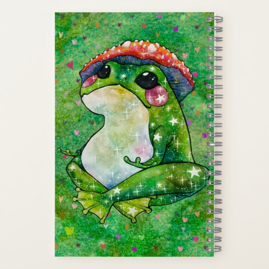 Frosch namens Clover Notizblock (Rückseite)