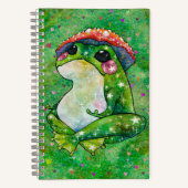 Frosch namens Clover Notizblock (Vorderseite)