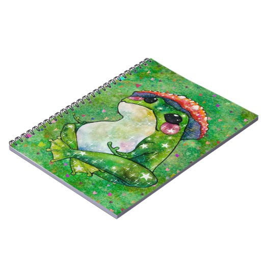 Frosch namens Clover Notizblock (Linke Seite)