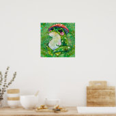 Frosch namens Clover Poster (Küche)