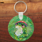 Frosch namens Clover Schlüsselanhänger (Vorderseite)