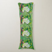 Frosch namens Clover Seitenschläferkissen (Vorderseite Vertikal)