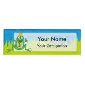 Frosch Namenschild (Vorderseite)