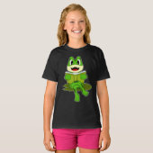 Frosch Nerd Book T-Shirt (Vorne ganz)