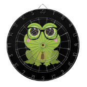 Frosch-Nerd Dartscheibe (vorne)