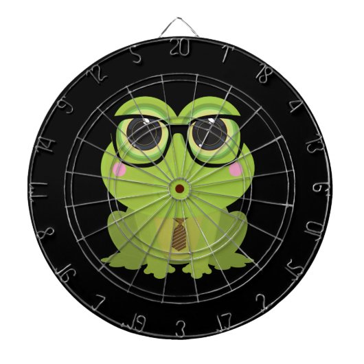 Frosch-Nerd Dartscheibe (vorne)
